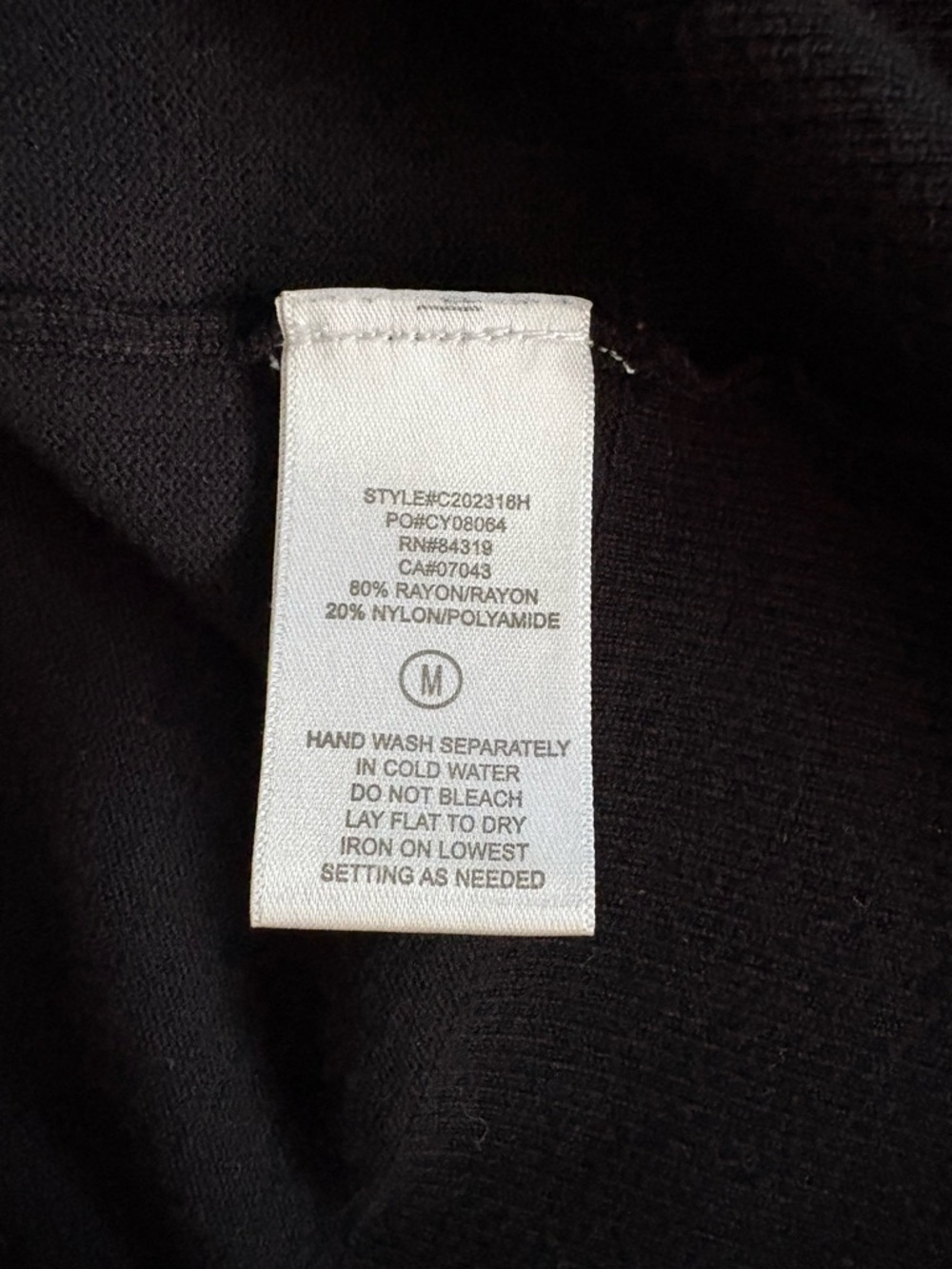 Cyrus Black Knit Open Cardigan - Picture 5 of 5